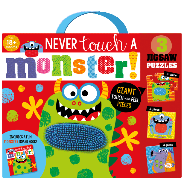 Cover of Never Touch a Monster! Jigsaw (9781800580558)