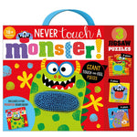 First Spread of Never Touch a Monster! Jigsaw (9781800580558)