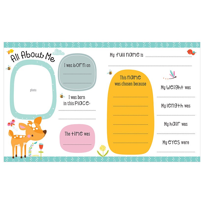 Petite Boutique My Baby Record Book