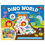 First Spread of Dino World Sticker Activity Case (9781800586703)
