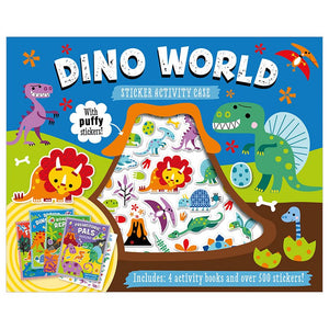 First Spread of Dino World Sticker Activity Case (9781800586703)