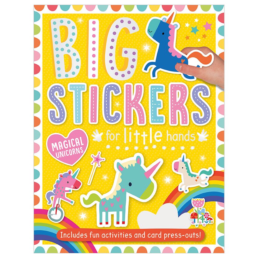 First Spread of Big Stickers for Little Hands Magical Unicorns (9781788430661)