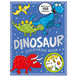First Spread of Dinosaur Colouring Book (9781783930135)