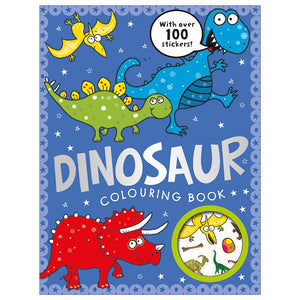 First Spread of Dinosaur Colouring Book (9781783930135)
