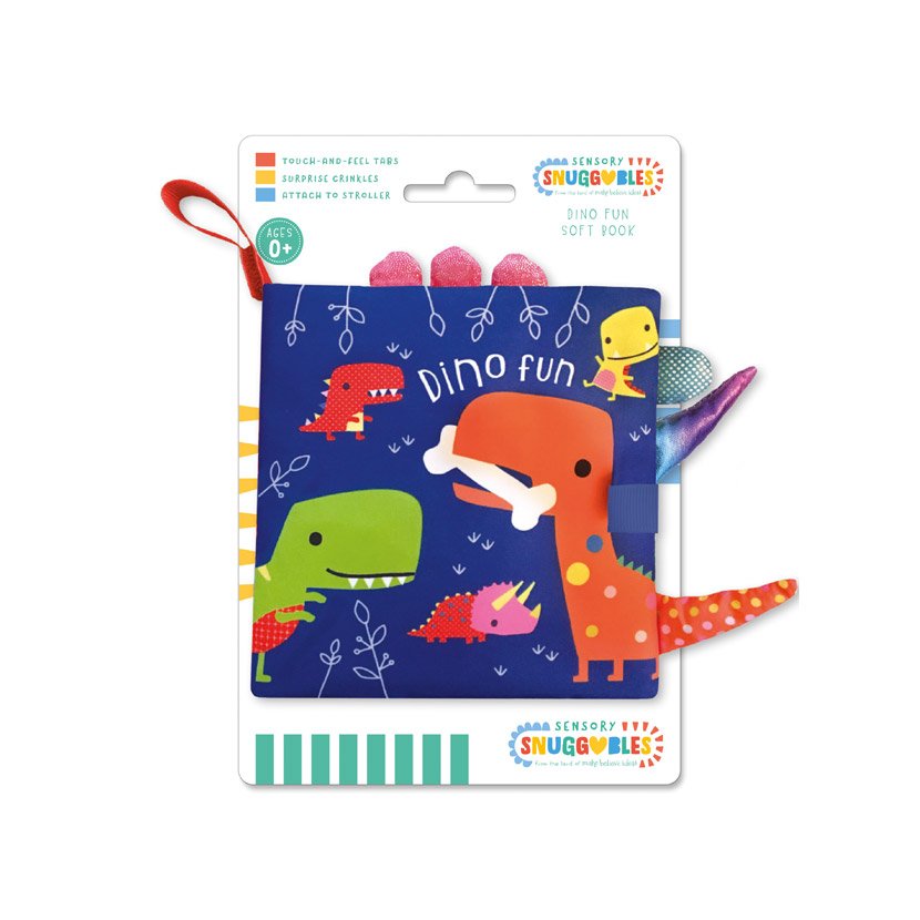 First Spread of Sensory Snuggables Dino Fun (9781803374222)
