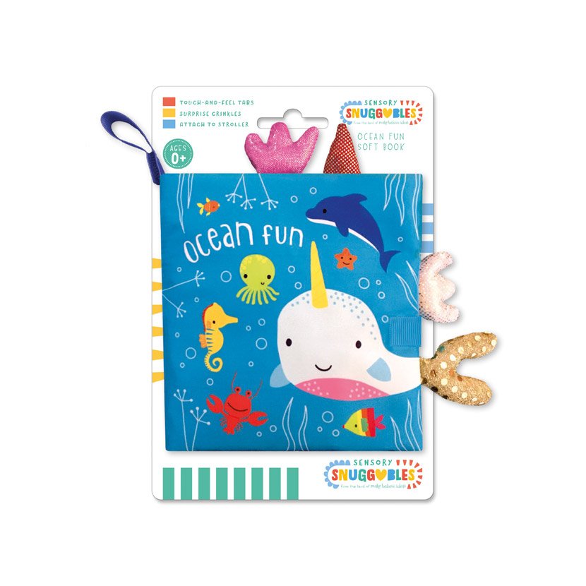 First Spread of Sensory Snuggables Ocean Fun (9781803376356)