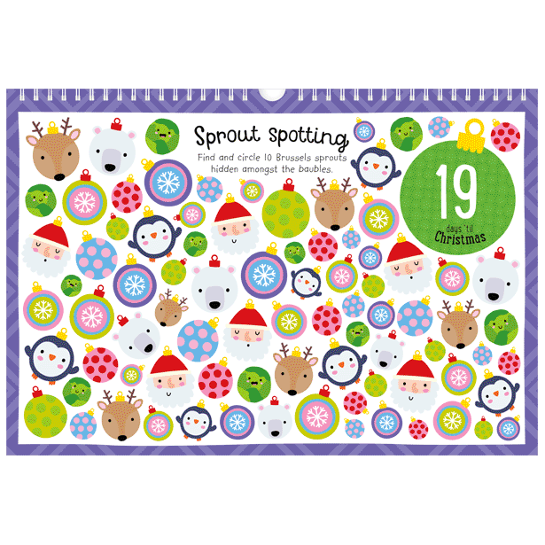 Second spread of Countdown to Christmas (Blue 2022) (9781803370552)