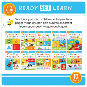 First Spread of Ready Set Learn x 10 set (9781788433792)