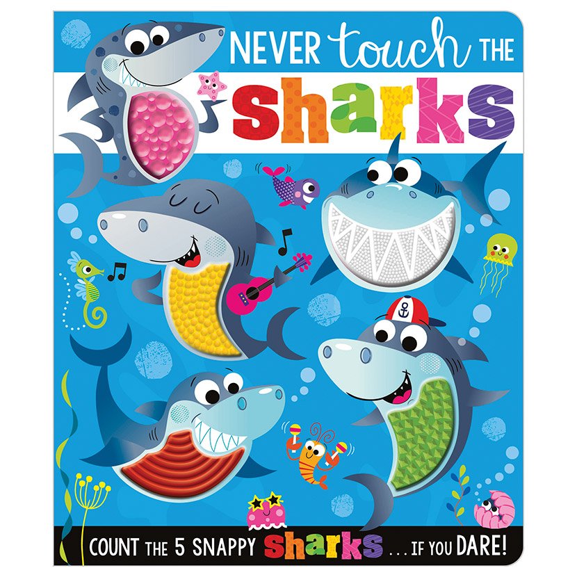 First Spread of Never Touch the Sharks! (9781789472714)