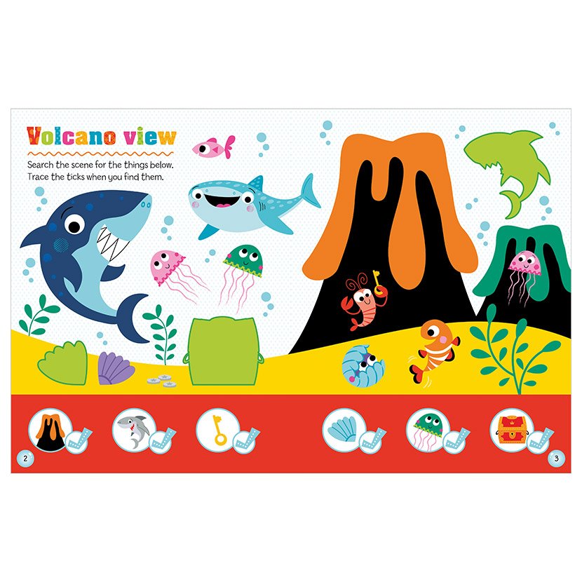 Never Touch a Shark! Sticker Activity Book