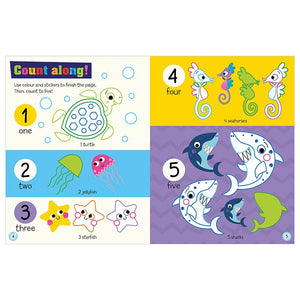 Never Touch a Shark! Sticker Activity Book
