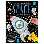 First Spread of Scratch and Sparkle Space Activity Book (9781789477986)