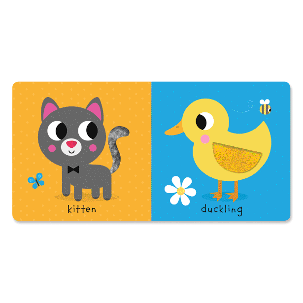 Second spread of Touch and Explore Baby Animals (9781789476040)