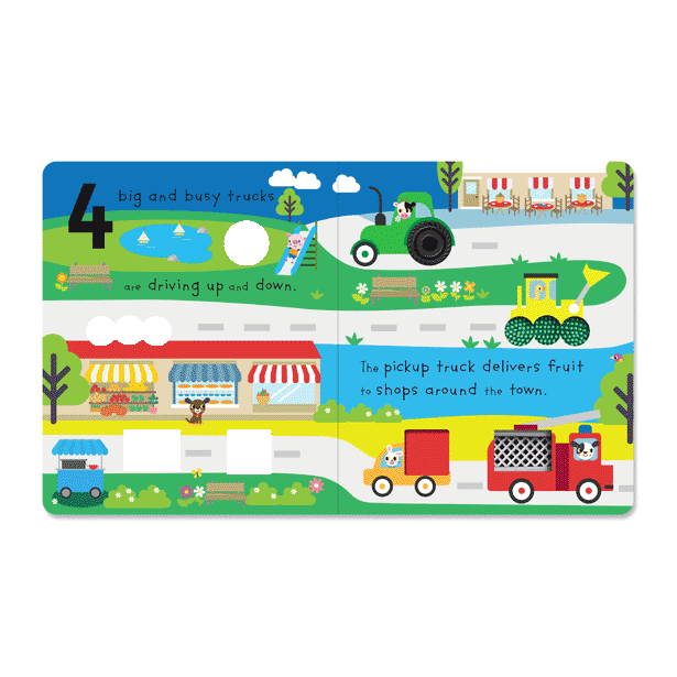 Touch and Explore 5 Big and Busy Trucks