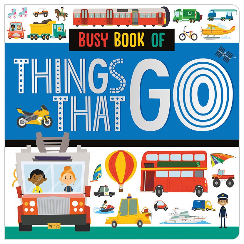 First Spread of Busy Book of Things That Go (9781789474572)