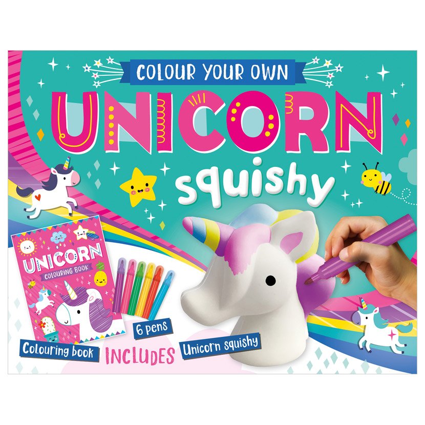 First Spread of Colour Your Own Unicorn Squishy (9781800585454)