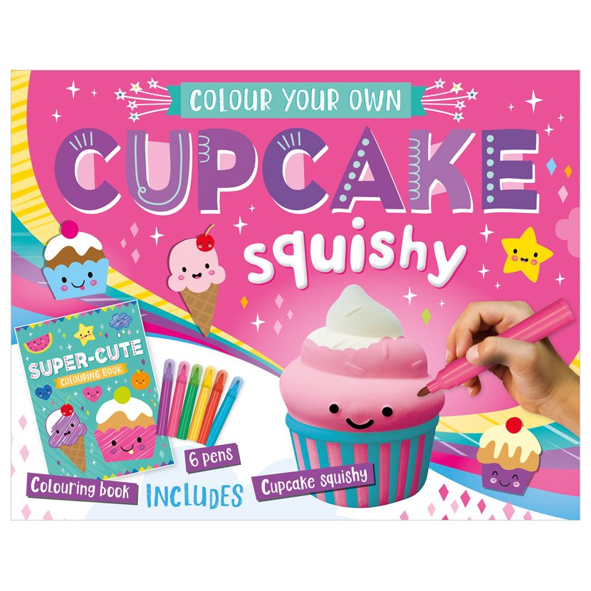 First Spread of Colour Your Own Cupcake Squishy (9781800585461)
