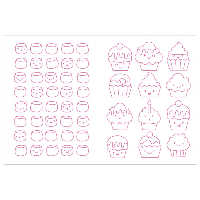 Colour Your Own Cupcake Squishy