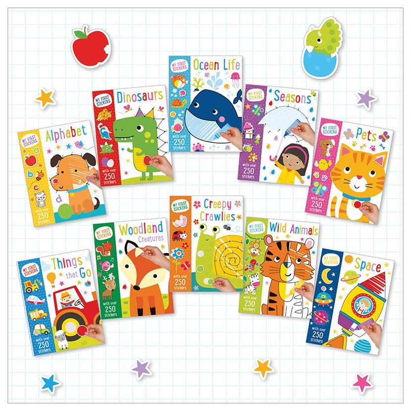First Spread of My First Stickers 10 Set Assortment (9781789475524)