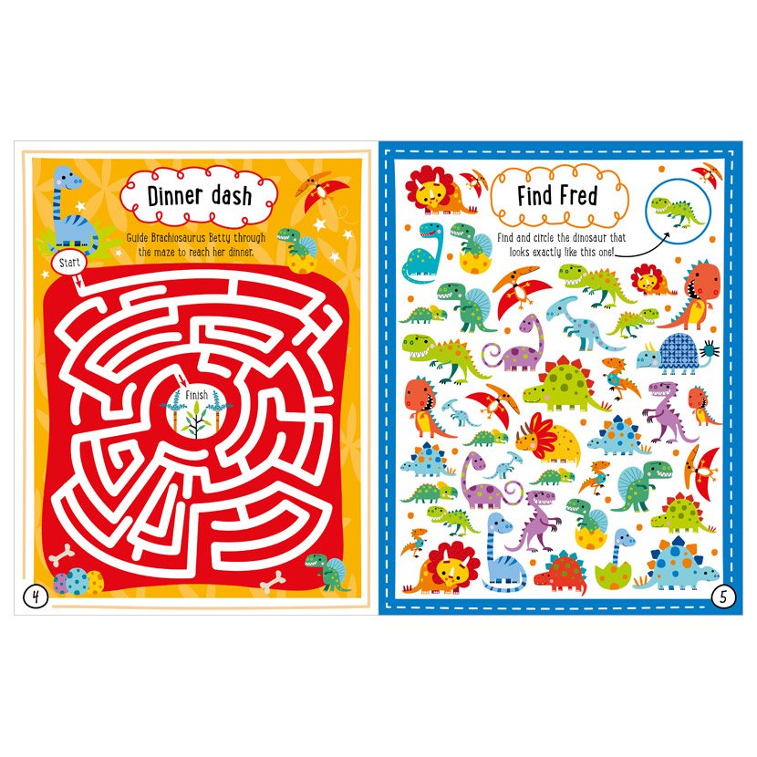 Dino World Activity Book