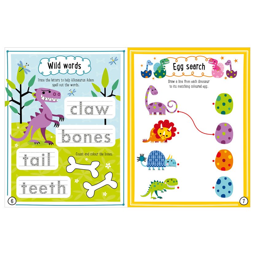 Dino World Activity Book