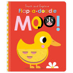 First Spread of Touch and Explore Flap-a-Doodle Moo! (9781800581852)