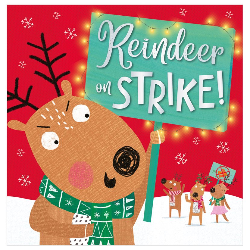 First Spread of Reindeer on Strike! (9781789477702)