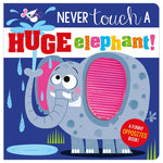 First Spread of Never Touch a Huge Elephant! (9781800581401)