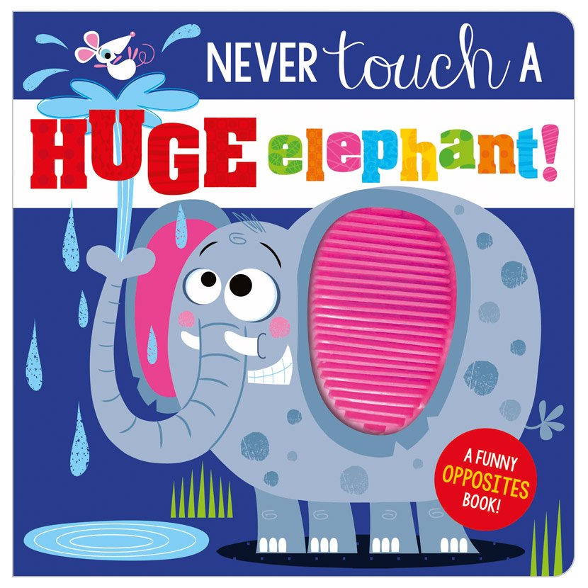 First Spread of Never Touch a Huge Elephant! (9781800581401)