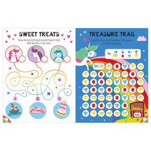Window Stickies Unicorns Activity Book