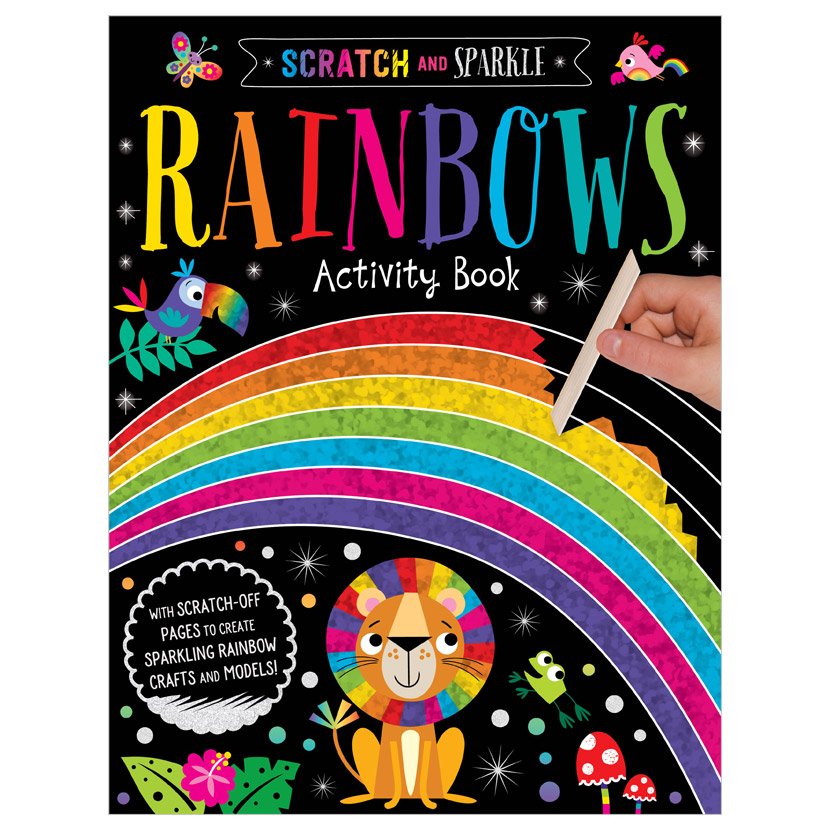 First Spread of Scratch and Sparkle Rainbows (9781800581708)