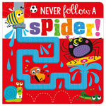 First Spread of Never Follow a Spider! (9781800581357)