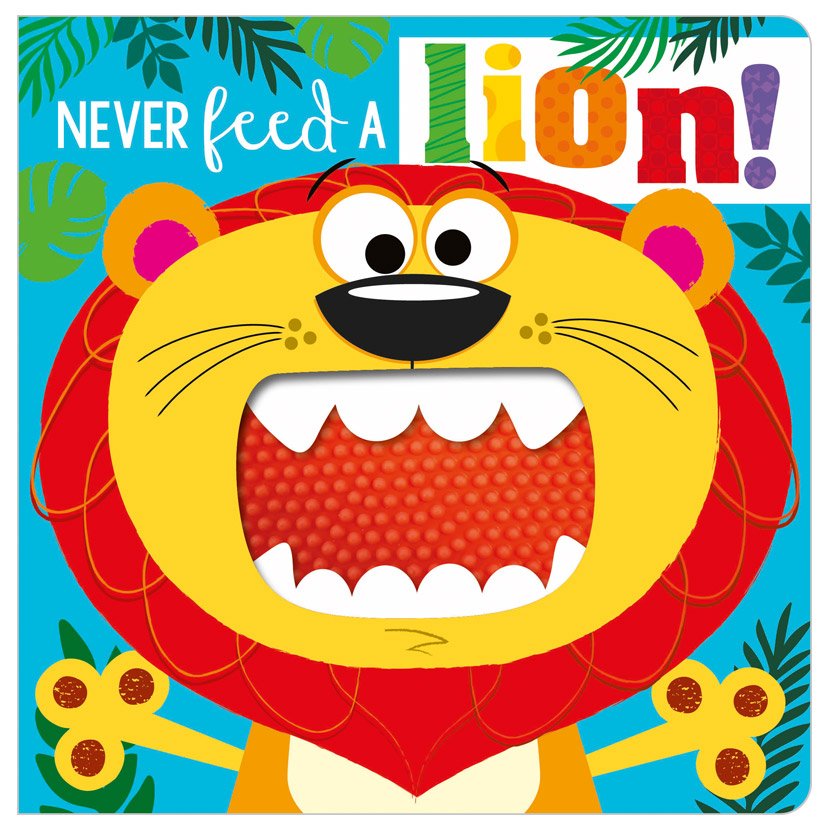 First Spread of Never Feed a Lion! (9781800581418)