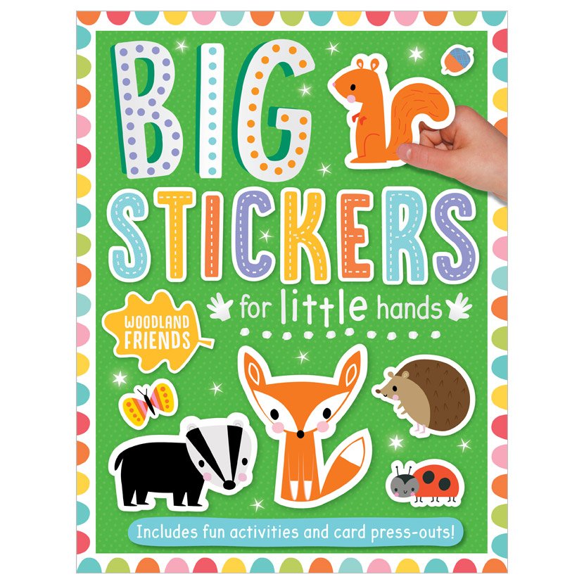 First Spread of Big Stickers for Little Hands Woodland Friends (9781800581777)