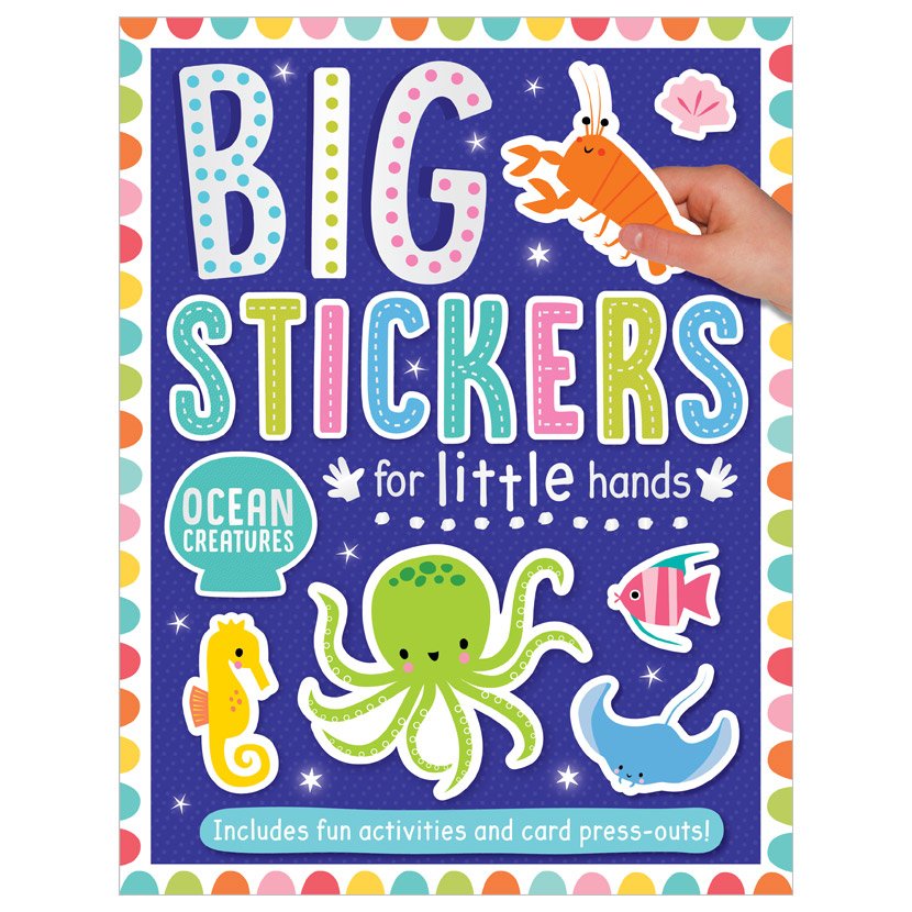 First Spread of Big Stickers for Little Hands Ocean Creatures (9781800581784)