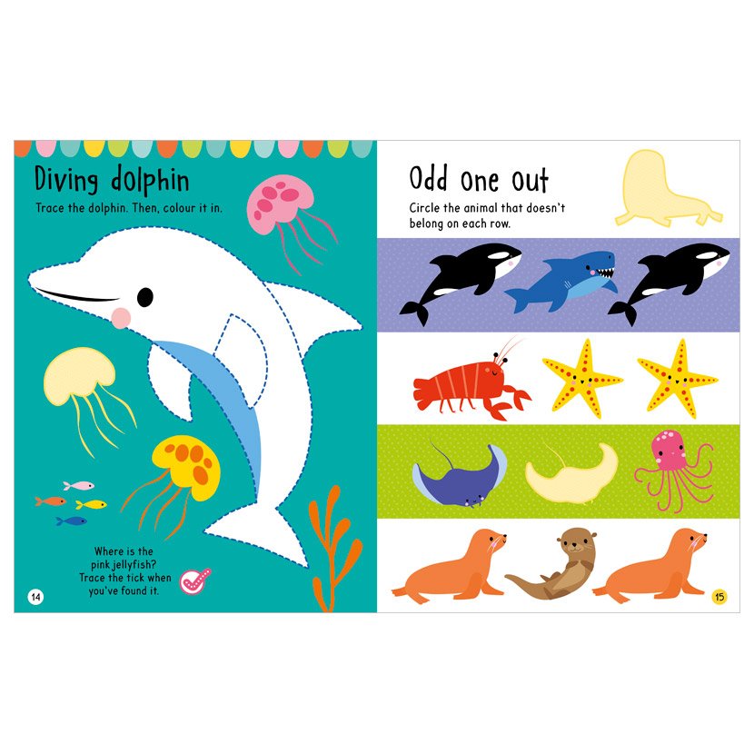 Big Stickers for Little Hands Ocean Creatures