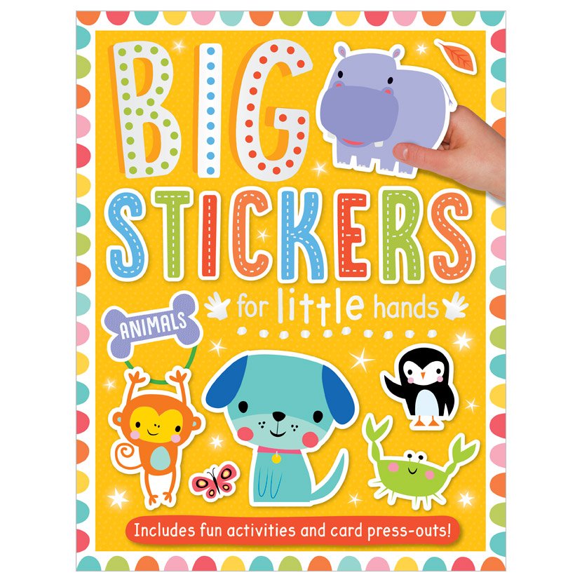 First Spread of Big Stickers for Little Hands Animals (9781800581906)