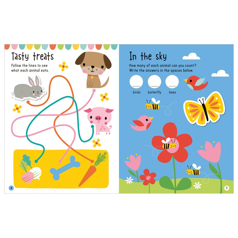 Big Stickers for Little Hands Animals