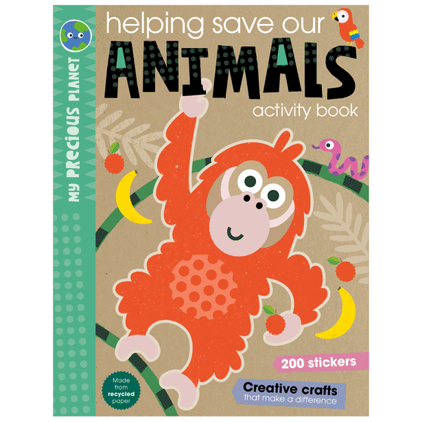 Cover of My Precious Planet Helping save our animals activity book (9781800582002)