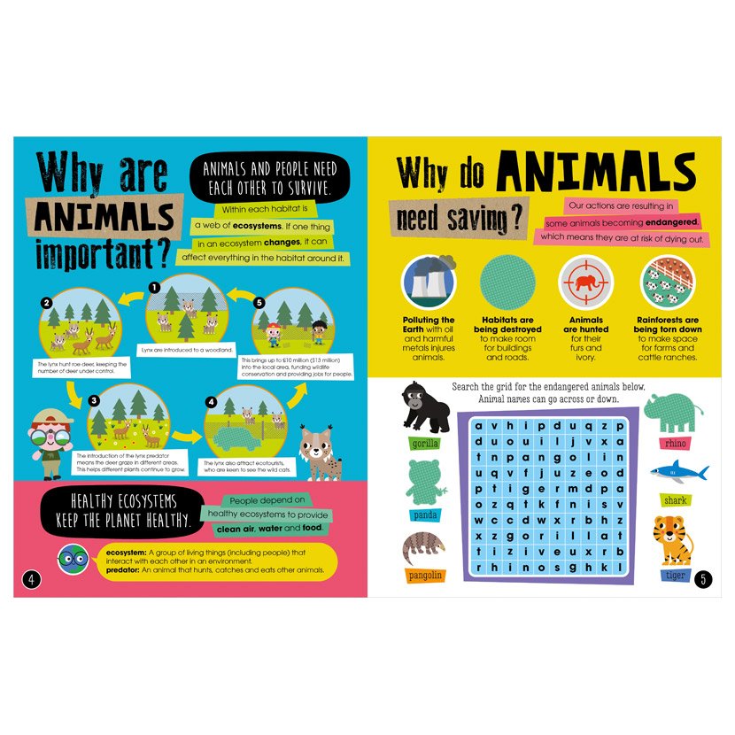 My Precious Planet Helping save our animals activity book