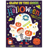 Cover of Glow in the Dark Puffy Stickers Happy Halloween! (9781800584341)