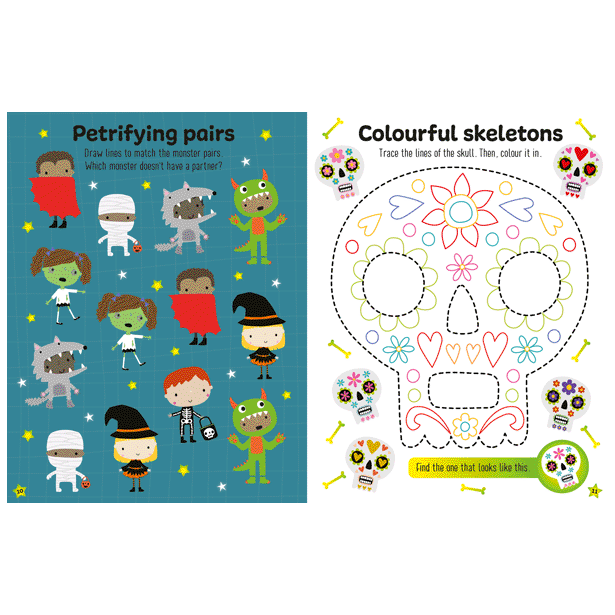 Glow in the Dark Puffy Stickers Happy Halloween!