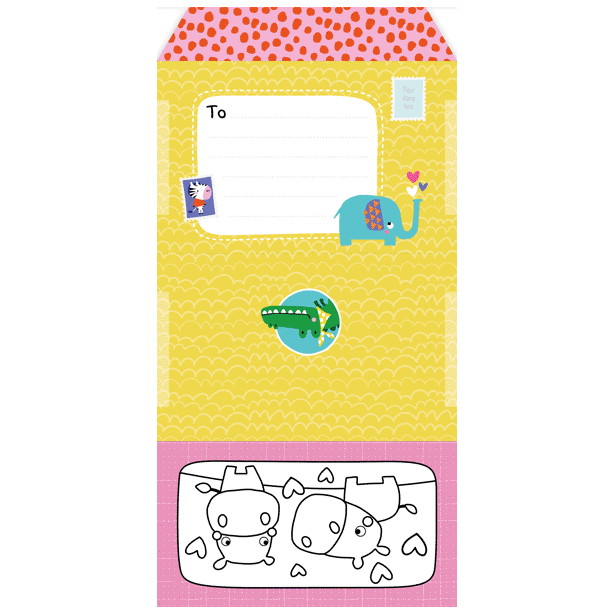 Letters from Me: A Colour-and-Create Activity Pad