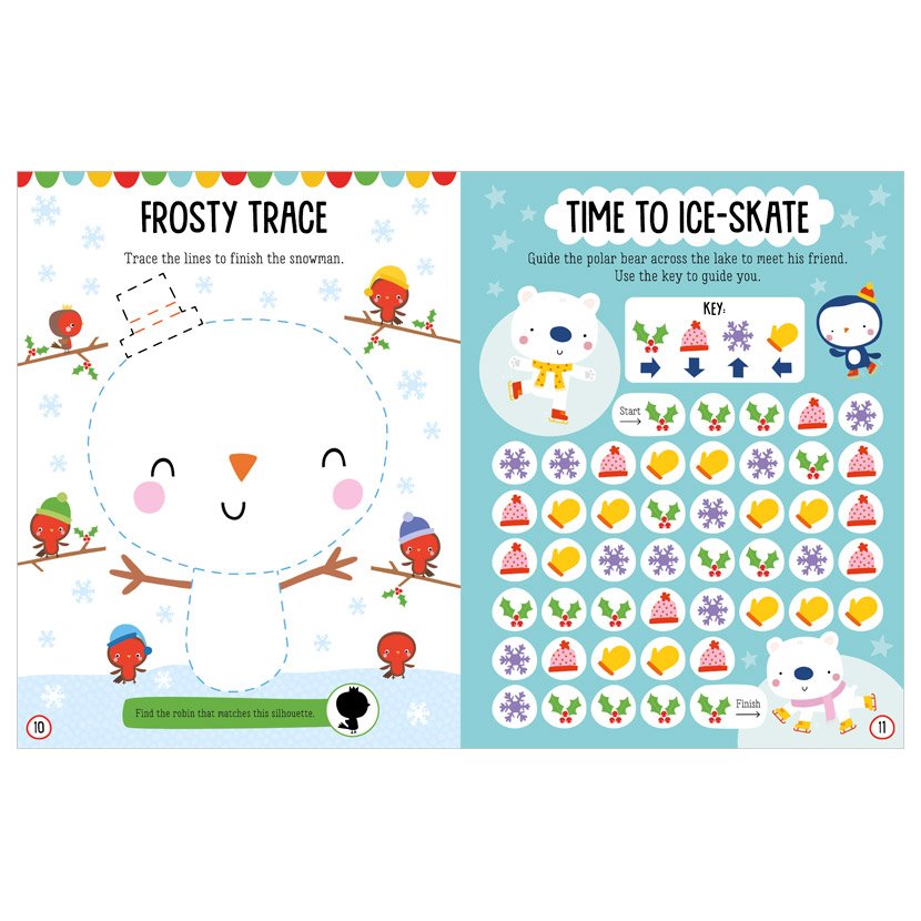 Christmas Felt Stickers Activity Book
