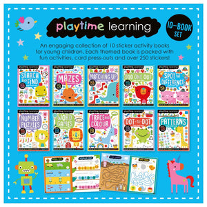 First Spread of Playtime Learning 10-book set (9781800585218)