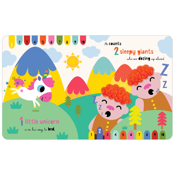 Second spread of Little Stars Unicorn's Bedtime (9781803372419)