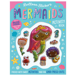 Balloon Stickers Mermaids Activity Book