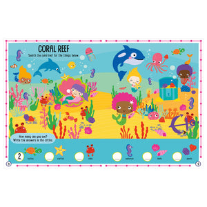 Balloon Stickers Mermaids Activity Book