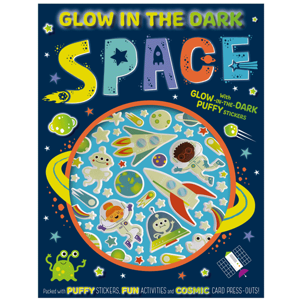 Cover of Glow in the Dark Space Activity Book (9781800589964)