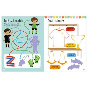 Big Stickers for Little Hands Football